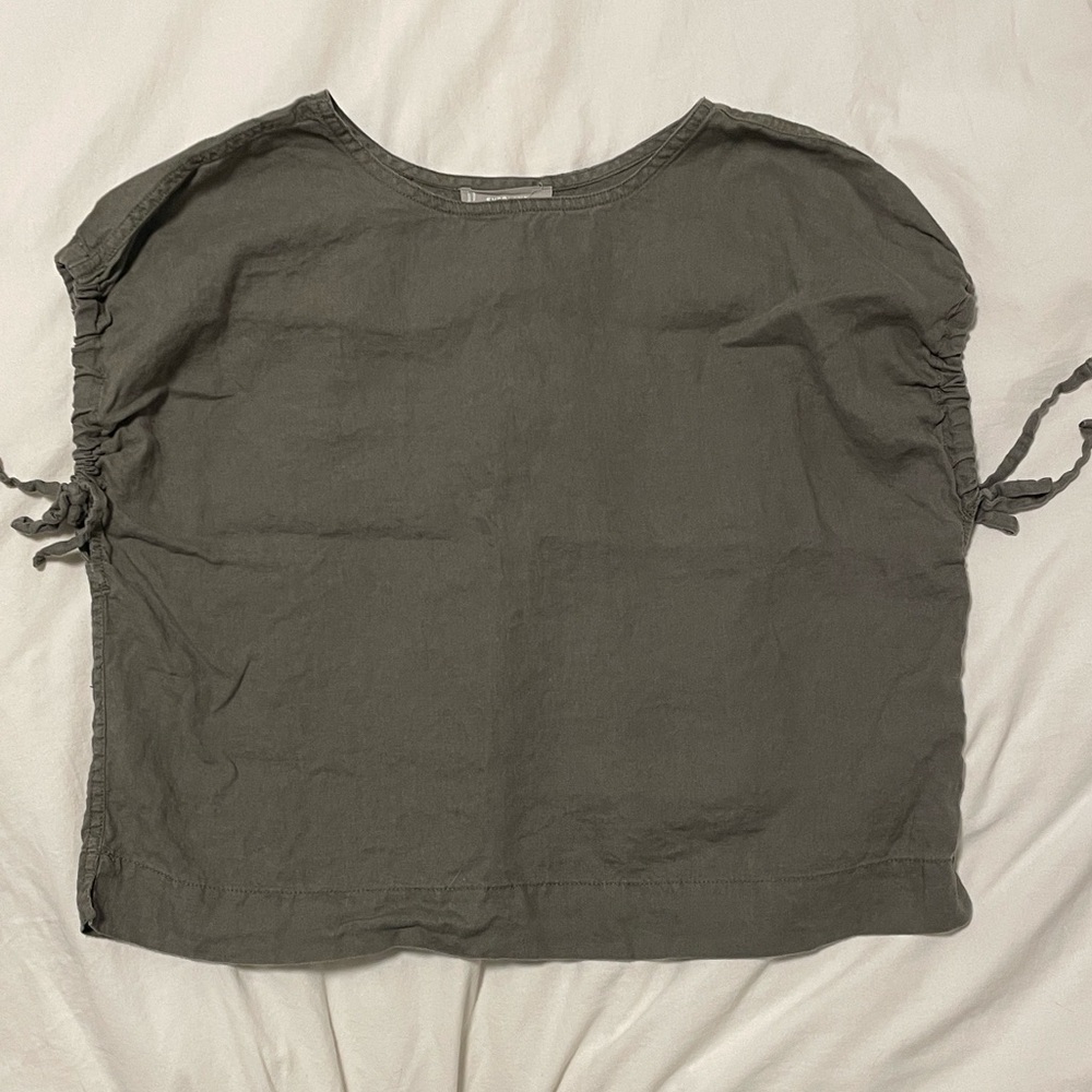 Everlane linen drawstring sleeve tunic